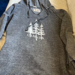 Gray Canada Hoodie